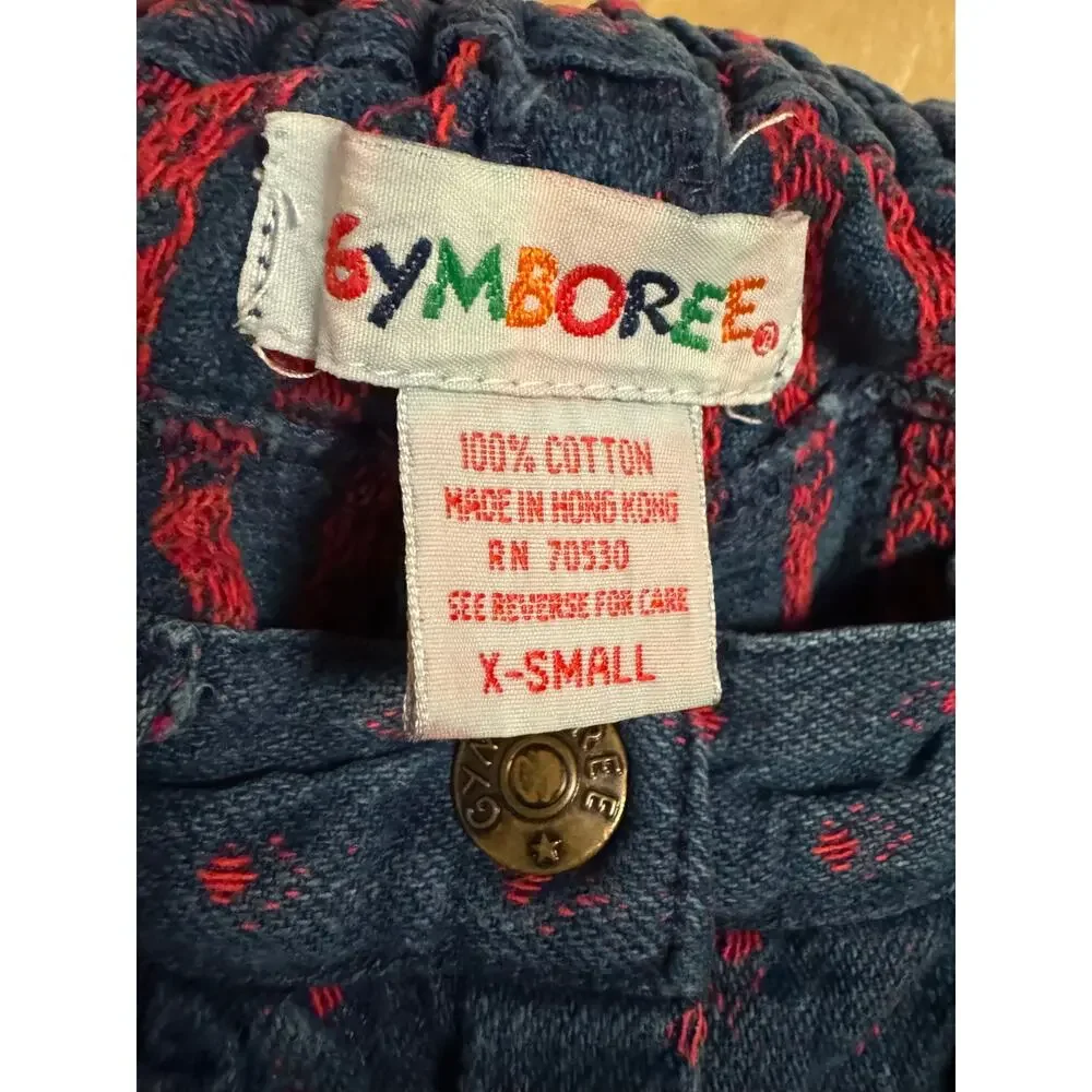 Vintage Gymboree Denim Bubble Shorts Rainbow Tag Baby XS 9-18m, 9-12m 12-18m